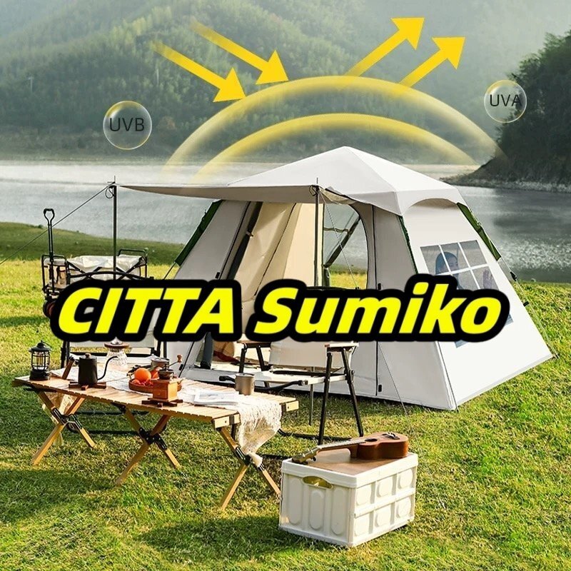 テント ドームテント 4人用 ワンタッチテント 幅210cm おしゃれ 3人用 簡易テント ソロ 二人用 フロントシート フルクローズ 防水 2-4人用拍卖