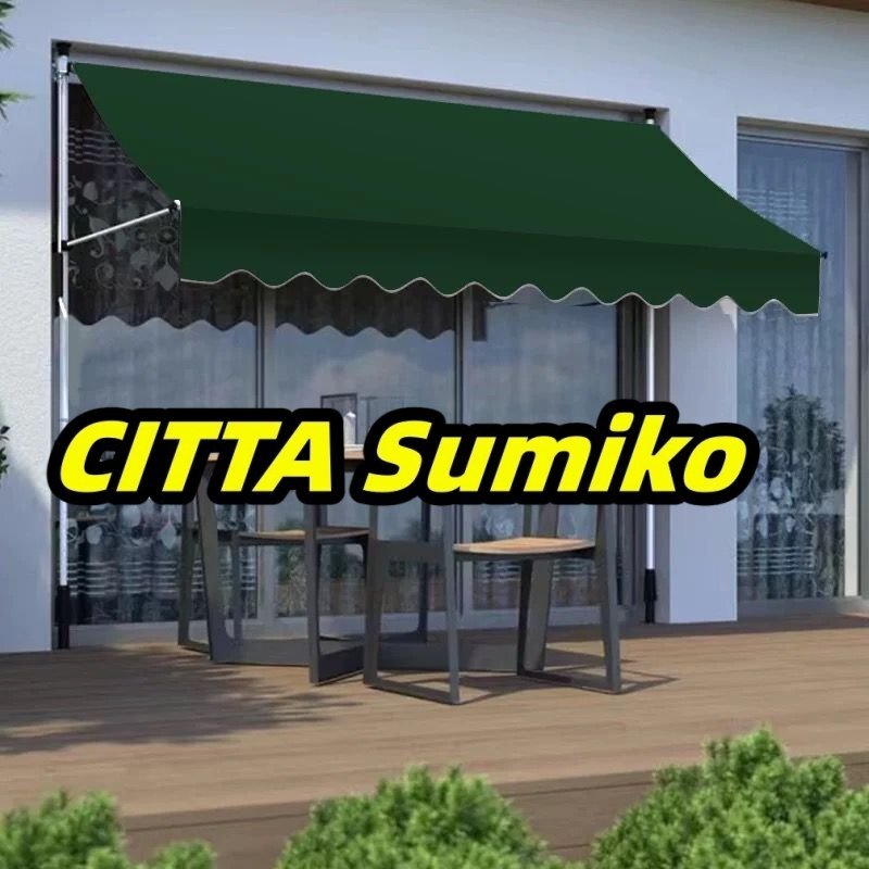 ーニングテント 幅250cmオーニング 巻き取り式 サンシェード オーニング ひさし紫外線シェード日よけ2.15M-3.1M高さの調節が可能拍卖