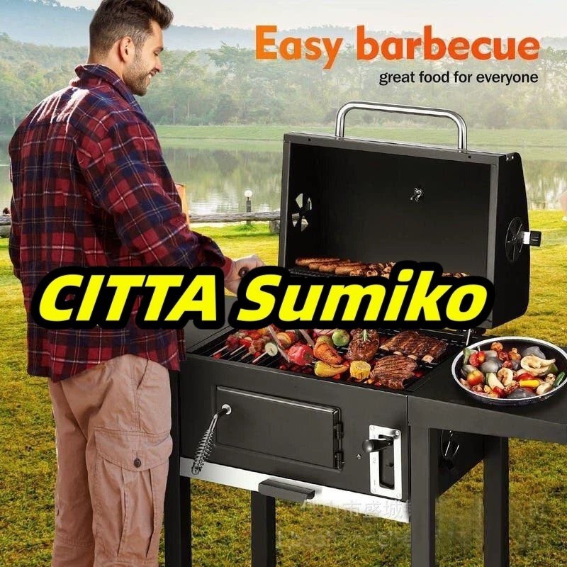 バーベキューグリル5-10人用 中庭 グリル 炭火焼 炭屋外バーベキュー カーボンオーブン 家庭用バーベキューグリル拍卖