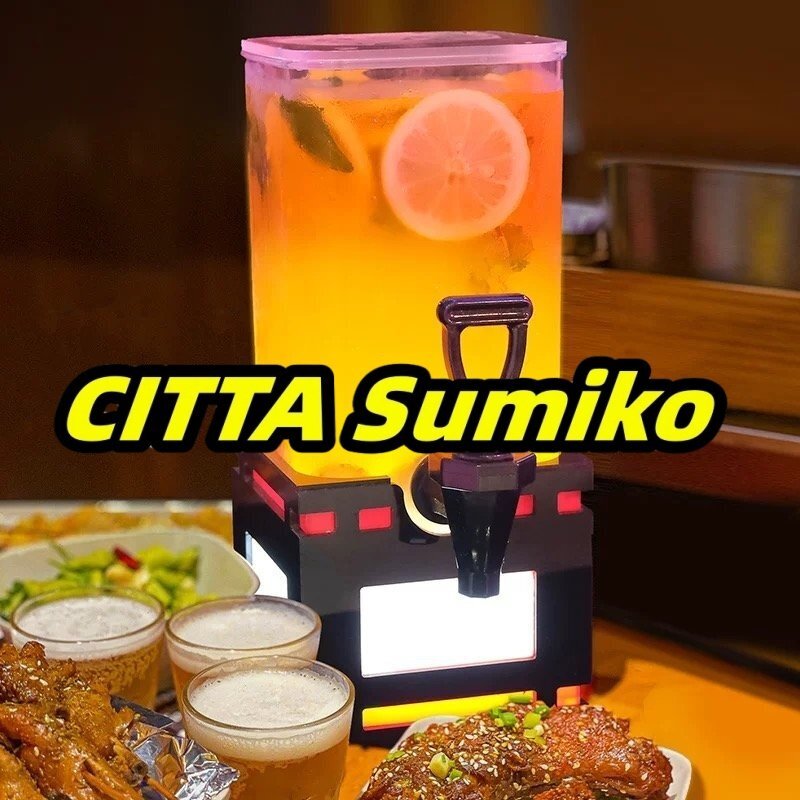 ビールタワーディスペンサー ドリンクディスペンサー 正方形の卓上ビールタワー バー ラウンジ パーティー ktv用2L 14cm*34cm*14cm拍卖