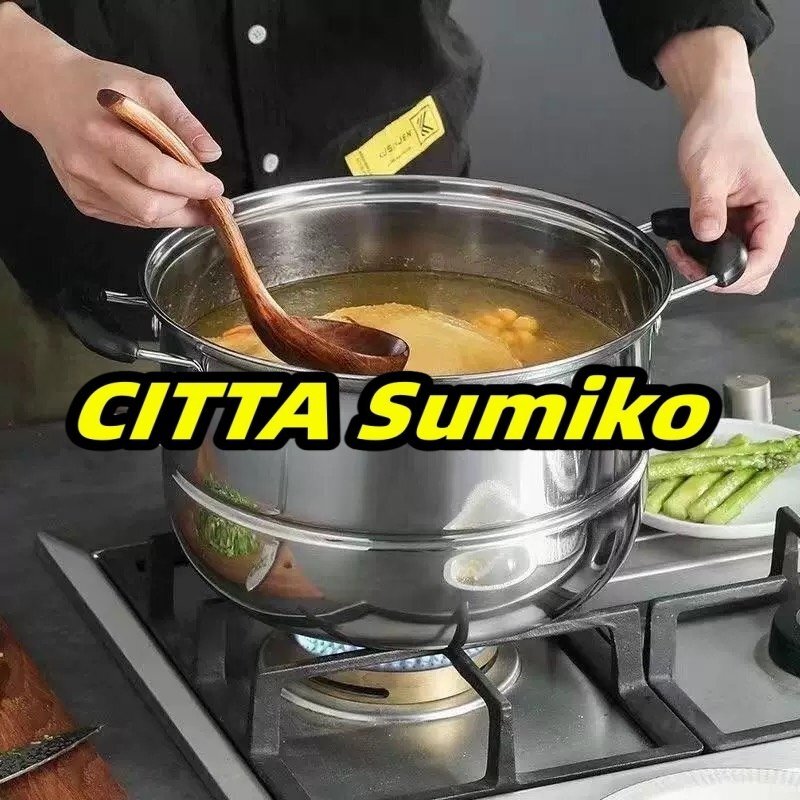 強くお勧め 3層蒸し器鍋/鍋、業務用ケータリング304ステンレス鋼蒸し器、30cm、ガスストーブ/電磁調理器に適しています F1273拍卖