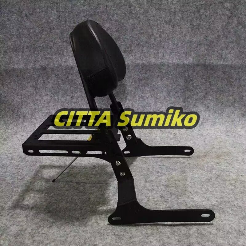 ブラックー ハーレー 2006以降ダイナ デタッチャブル シーシーバーバックレスト ラック荷台 / FXD、 FXDC、 FXDL. FXDX拍卖