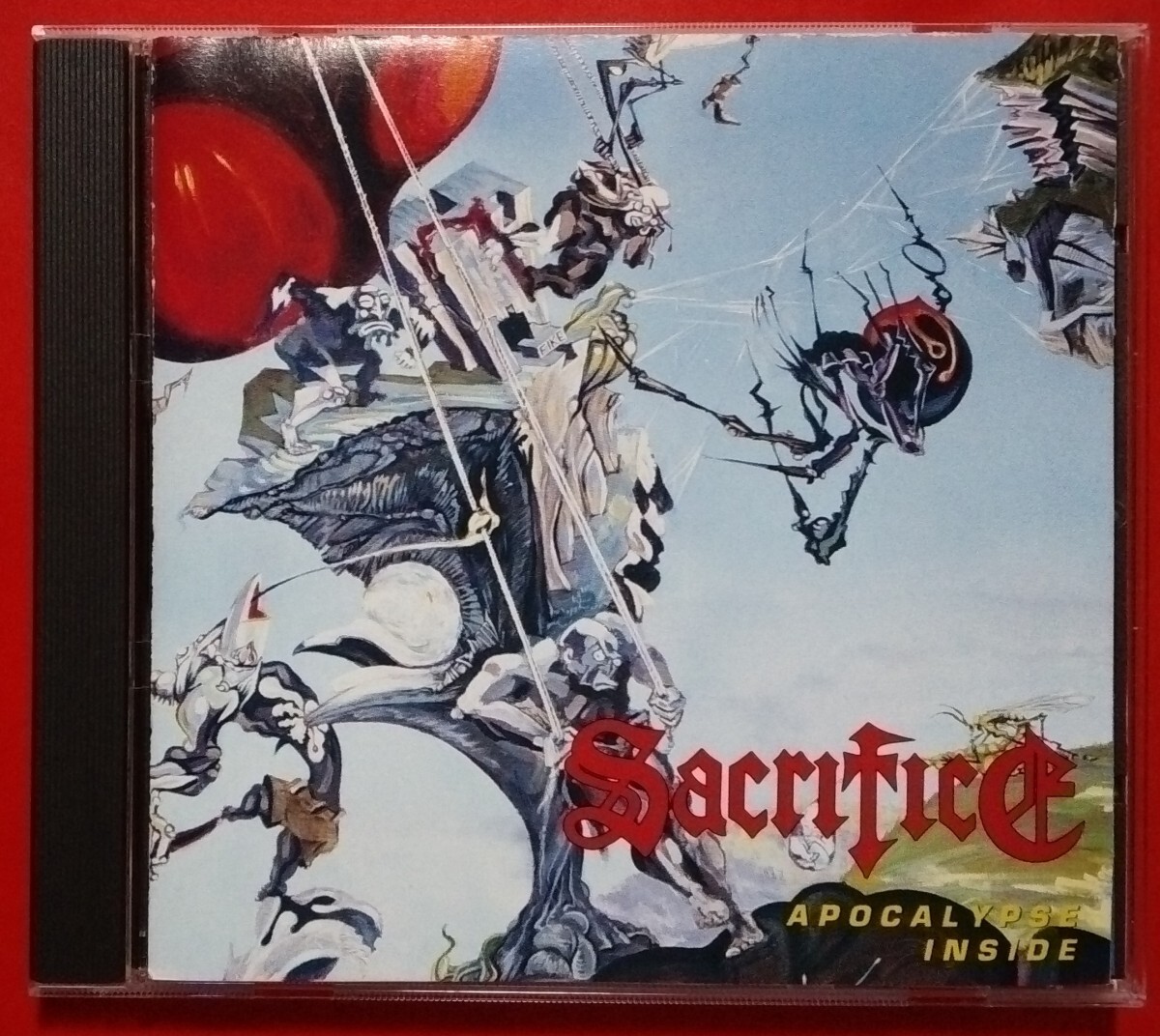カナディアン・スラッシュ SACRIFICE-APOCALYPSE INSIDE CD INTERZONE METAL BLADE US盤 1993年 オリジナル・プレス拍卖
