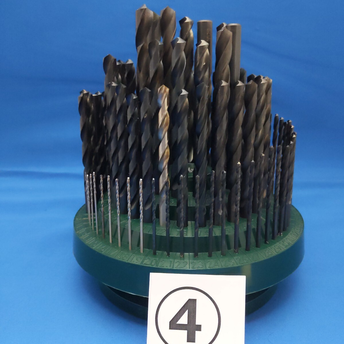 ④ 未使用 ドリルスタンドセット 0.1とび ナチ コベルコ等 NACHI 国産 ストレートドリル キリ 鉄工 鉄鋼 1ミリ~13ミリまで拍卖