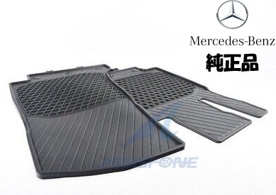 純正品 ベンツ Cクラス W205 S205 C205 A205 左ハンドル車 フロント フロアマット ラバーマット ゴム製 2点セット カーマット拍卖