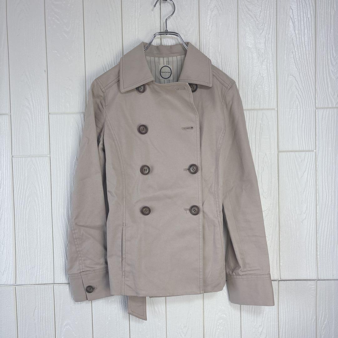 Entertainer ベージュ トレンチコート ベーシック しっかりスタル拍卖