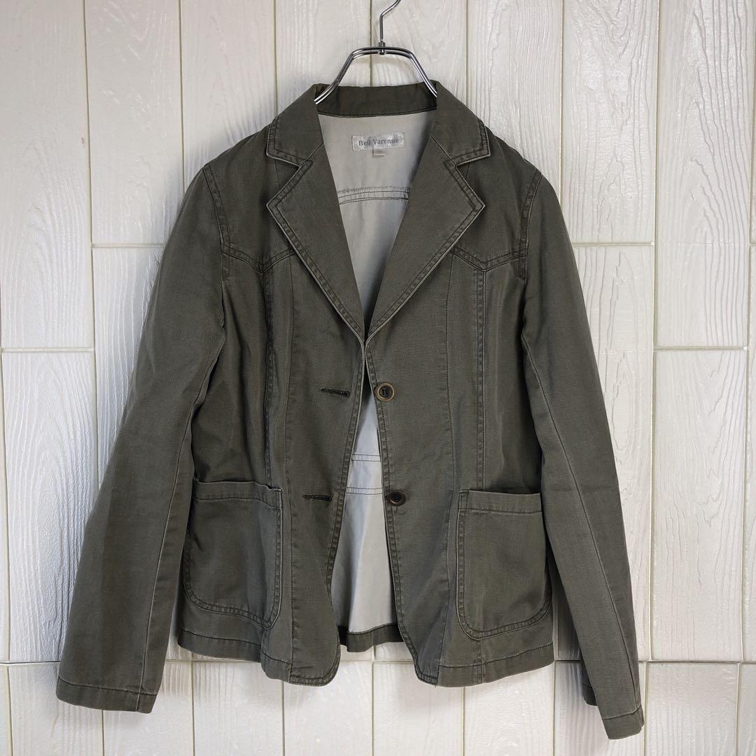 Bell varenne テーラードジャケット Mサイズ オリーブグリーン拍卖
