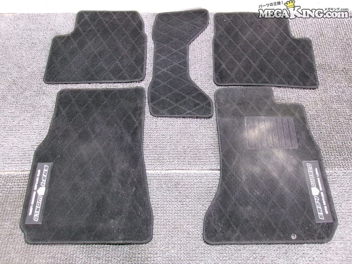 ER34 スカイライン 2ドア 4ドア 共通 SHAFT シャフト フロアマット カーペット ブラック系 1台分 / 2S1-1403拍卖