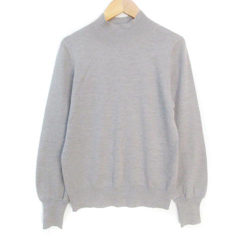 ジルスチュアート JILL STUART ニット カットソー 長袖 ボトルネック FR 杢グレー /FF23 レディース拍卖