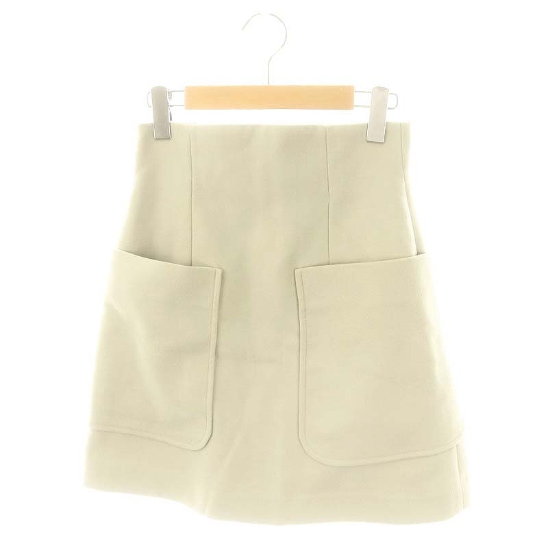 デイシー deicy バックファスナースカート台形スカート ミニ ハイウエスト 0 セージ /ES ■OS レディース拍卖