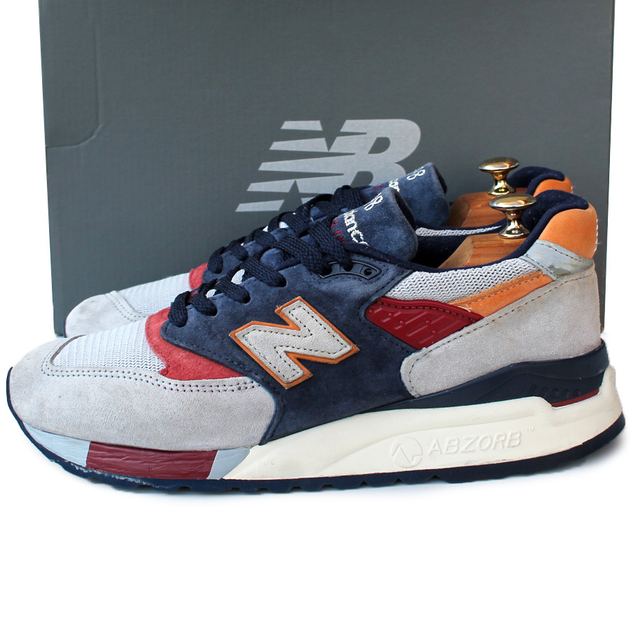 USA製★ニューバランス NEW BALANCE★ローカットスニーカー M998CSU US8.5=26.5 スウェード メッシュ メンズ i-1180拍卖