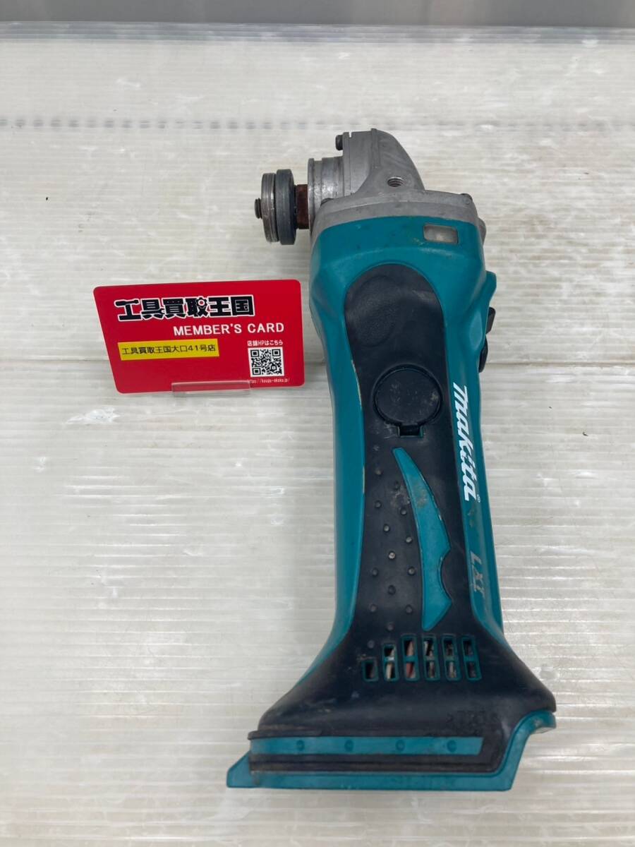 【中古品】【0924】★makita(マキタ) 100㎜14.4v充電式ディスクグラインダ (本体のみ) GA400DZ ITR33F0GGPCI拍卖