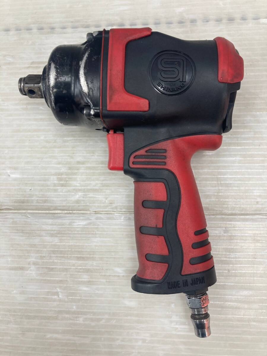 【中古品】【0924】★SHINANO(信濃機販) 12.7㎜エアインパクトレンチ SI-1600CULTRA IT2NCZMC0BNE拍卖