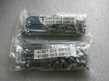 ###Kawasaki・ W1S・ W1SA 新品 前後スポークセット1台分 日本製(検索)マッハ3H1拍卖