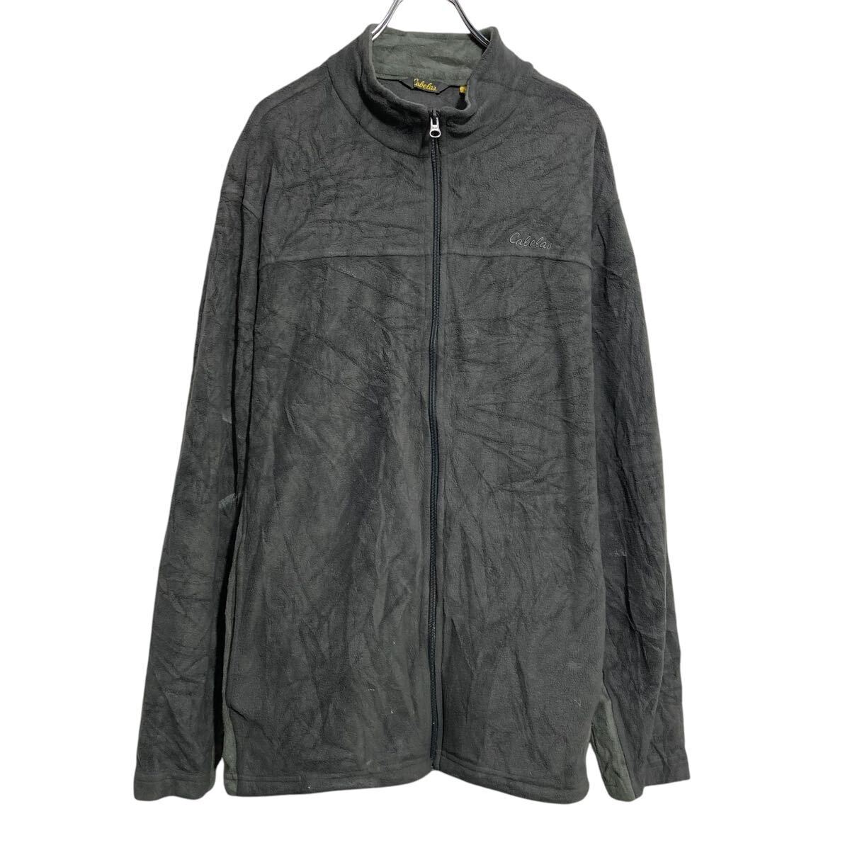 Cabela’s フリースジャケット カベラス L~ ダークグレー 防寒 アウトドア キャンプ 古着卸 アメリカ仕入 a612-8479拍卖