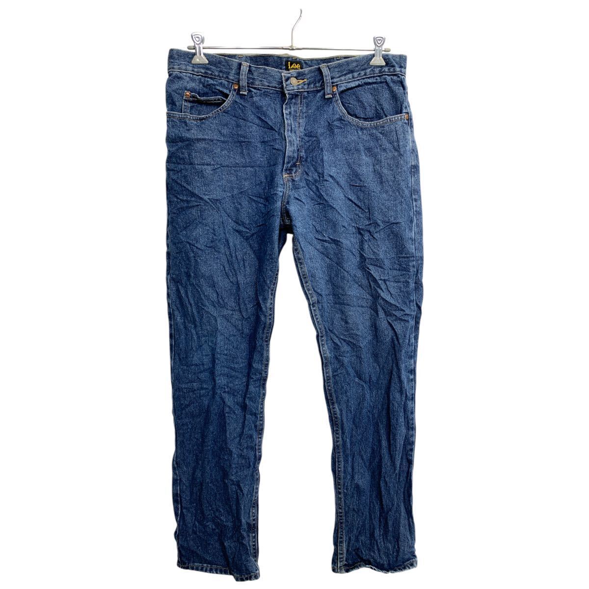Lee デニムパンツ W36 リー レギュラーフィット ビッグサイズ インディゴ コットン メキシコ製 古着卸 アメリカ仕入 2501-416拍卖