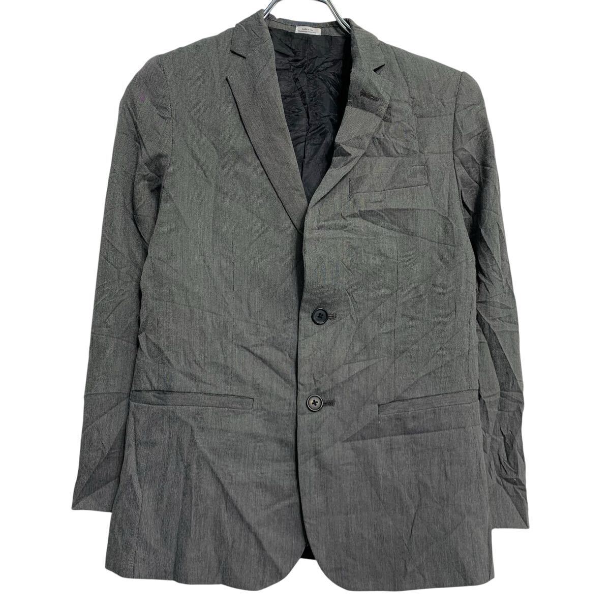 Calvin Klein テーラードジャケット 14 M 程 グレー カルバンクライン ボタン ブレザー 胸ポケット 秋冬 古着卸 アメリカ仕入 a701-7095拍卖