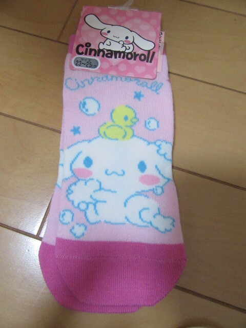 新品㈱ナイガイサンリオシナモロール232425センチ靴下ソックスFORSALEINJAPANONLY即決激安225円拍卖