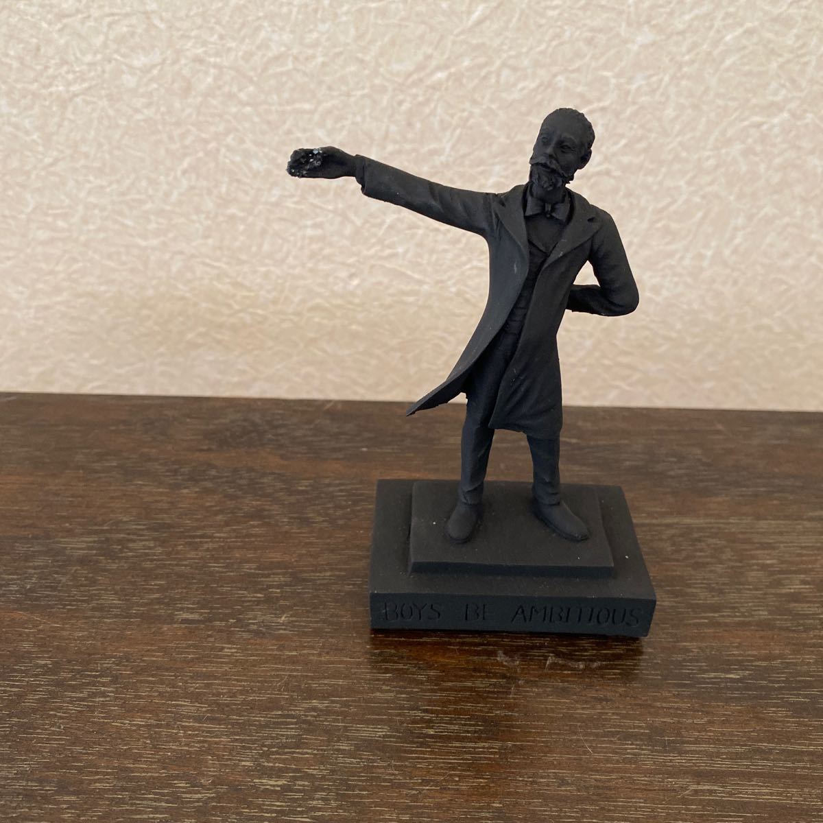 クラーク博士 BOYS BE AMBITIOUS インテリア 像 フィギュア 黒 ブラック 置物 値下げ拍卖