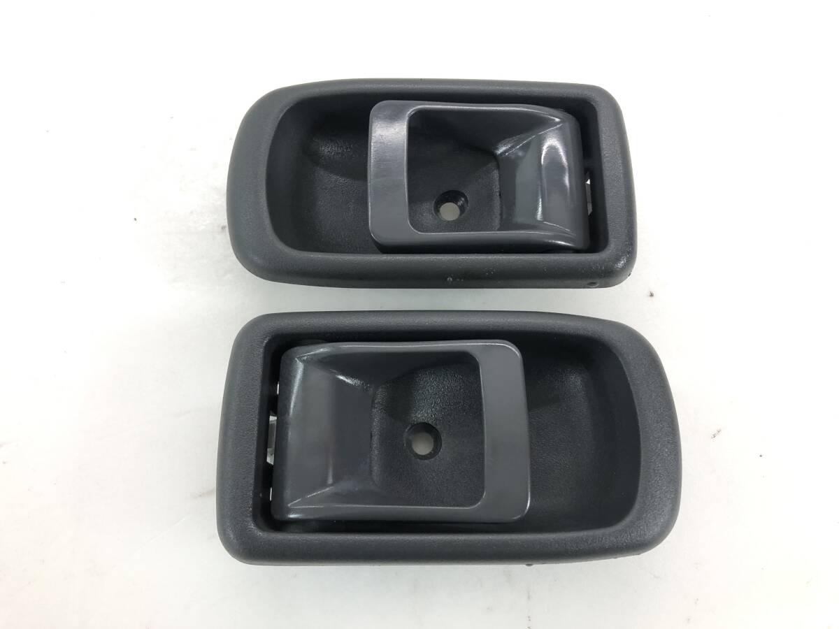 _b189319 ダイハツ ハイゼットカーゴ デラックス S321V インナーハンドル フロント 左右 ドアノブ カバー トリム 内装 FB10 S320V S330V拍卖