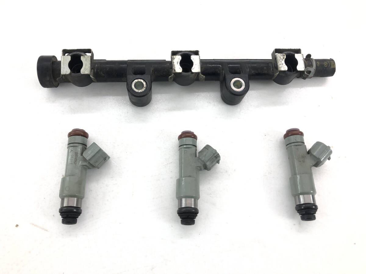 _b189319 ダイハツ ハイゼットカーゴ デラックス S321V インジェクター 4穴 デリバリーパイプ付き KF-VE S320V S330V S331V アトレーワゴン拍卖