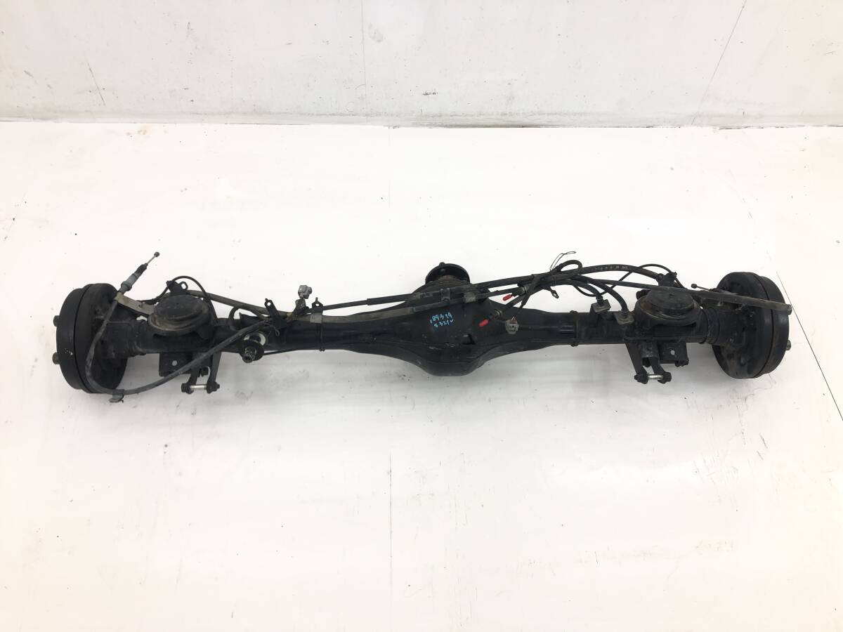_b189319 ダイハツ ハイゼットカーゴ デラックス S321V アクスル ホーシング リア リヤ デフ ドラムブレーキ ワイヤー ホース ABS拍卖