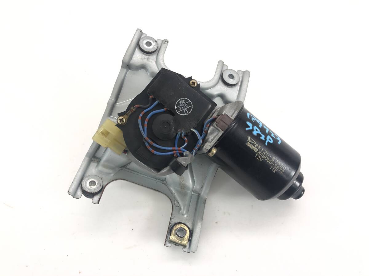 _b189723 ダイハツ ハイゼットトラック S82P ワイパーモーター フロント 85120-87530 849050-3872 S80P S81P S83P拍卖