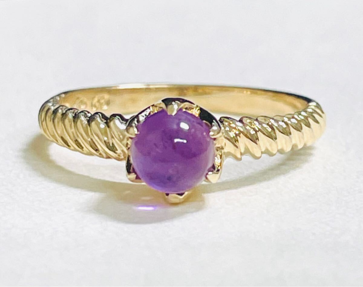 ☆K9 アメジストリング 10号☆拍卖