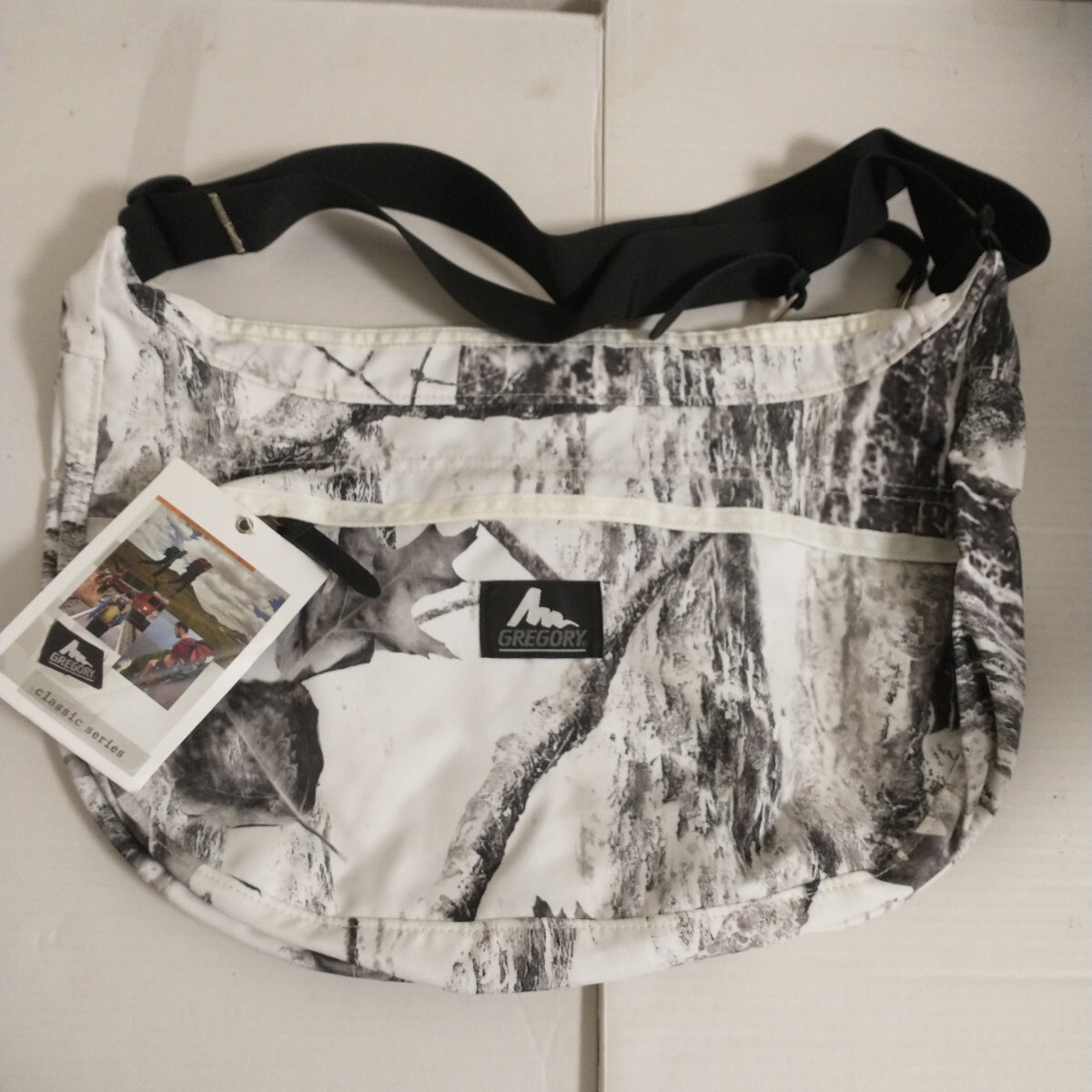 新品未使用■GREGORY グレゴリー サッチェル M 旧ロゴ USA製 WHiTE TiMBER 希少 レア拍卖