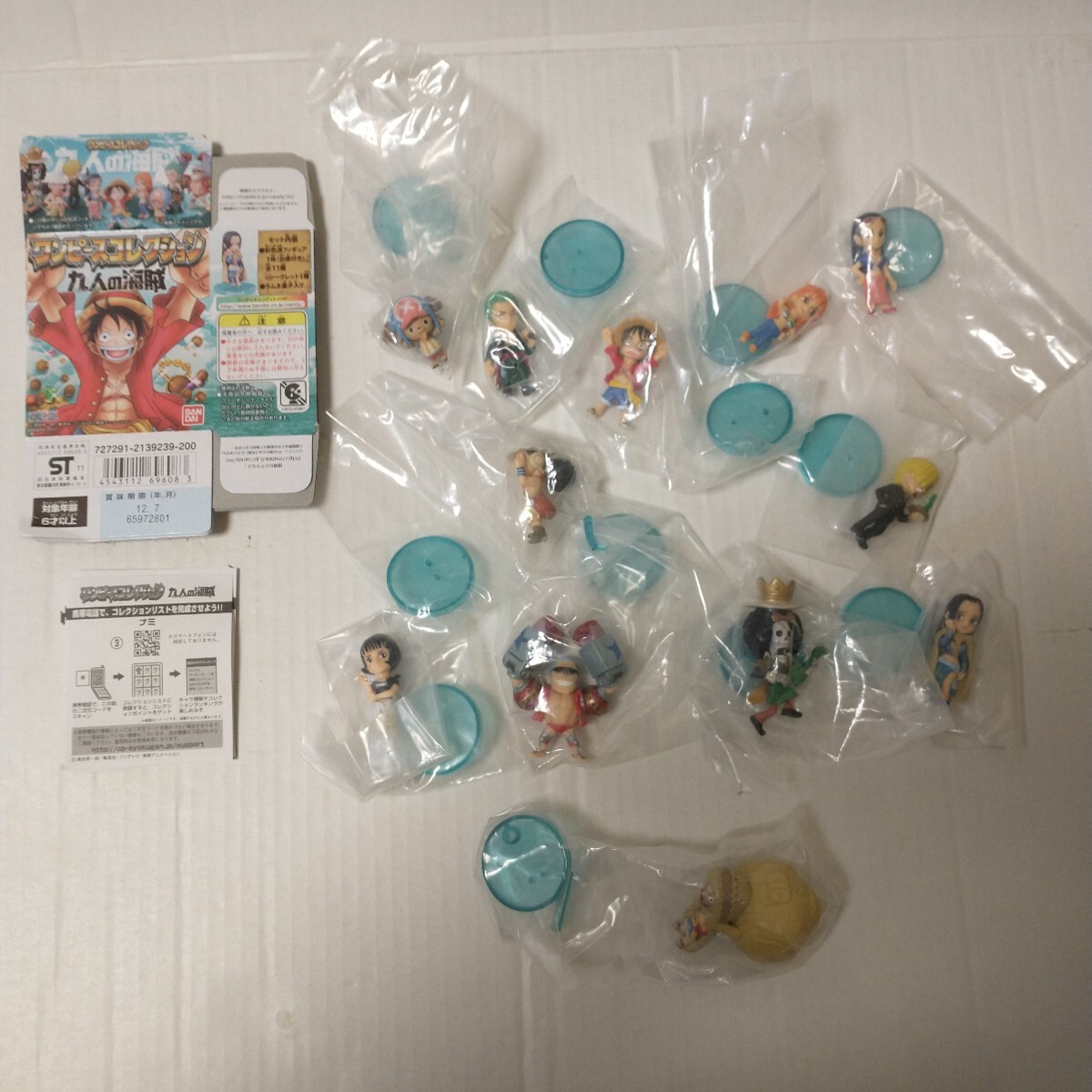 内袋未開封■ワンピースコレクション 九人の海賊 シークレット含む全12種セット ONEPIECE バンダイ拍卖
