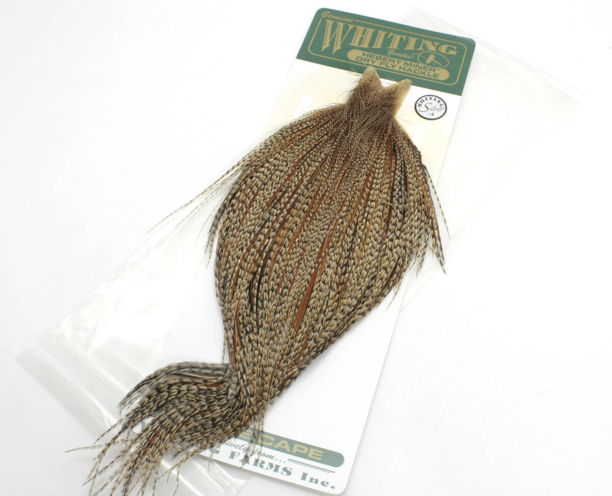 送料無料■ホワイティング コックネックハックル 希少CREE クリー シルバーグレード 未使用 Whiting HEBERT 拍卖