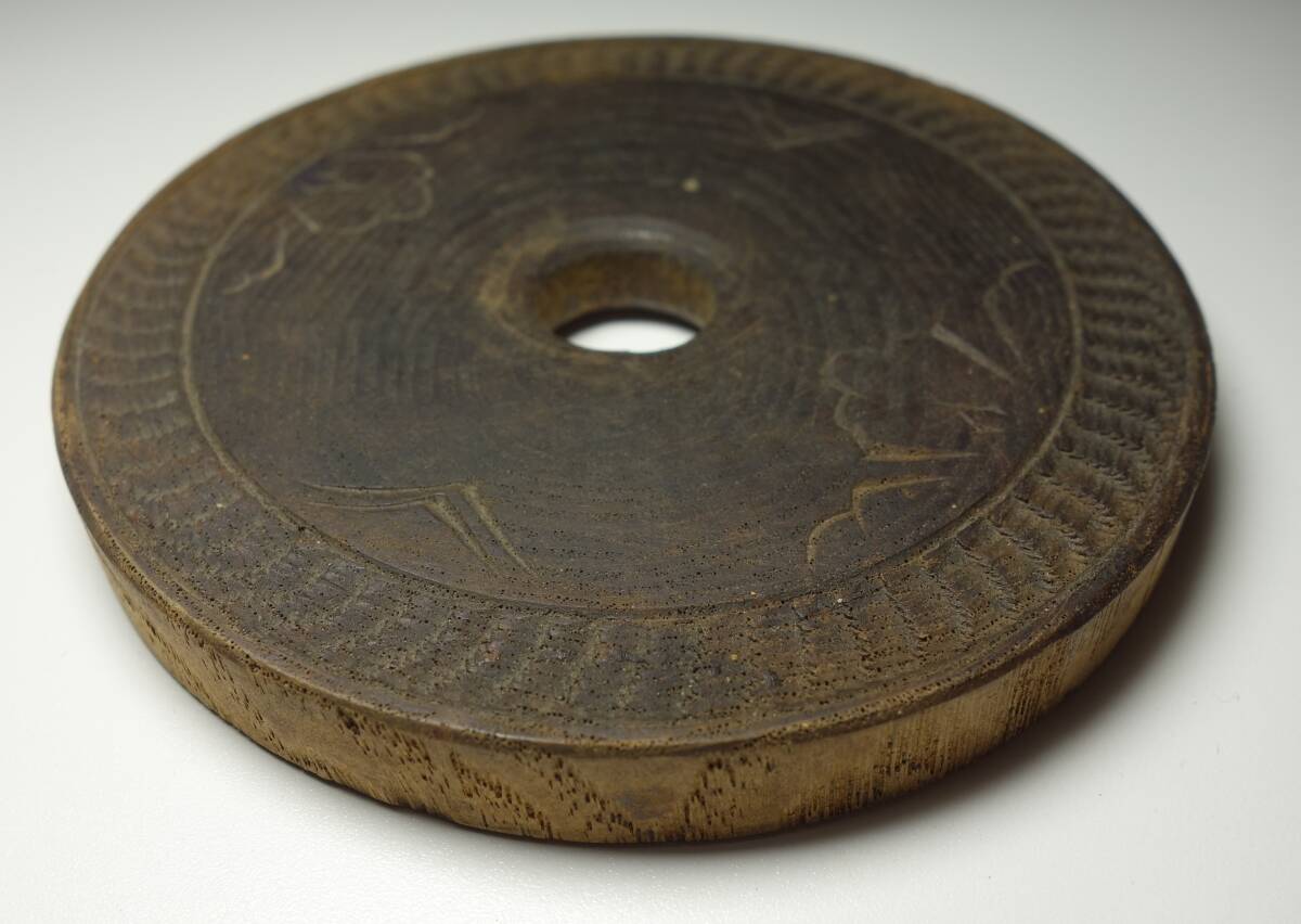 大正期 南国木 手彫り 急須台拍卖