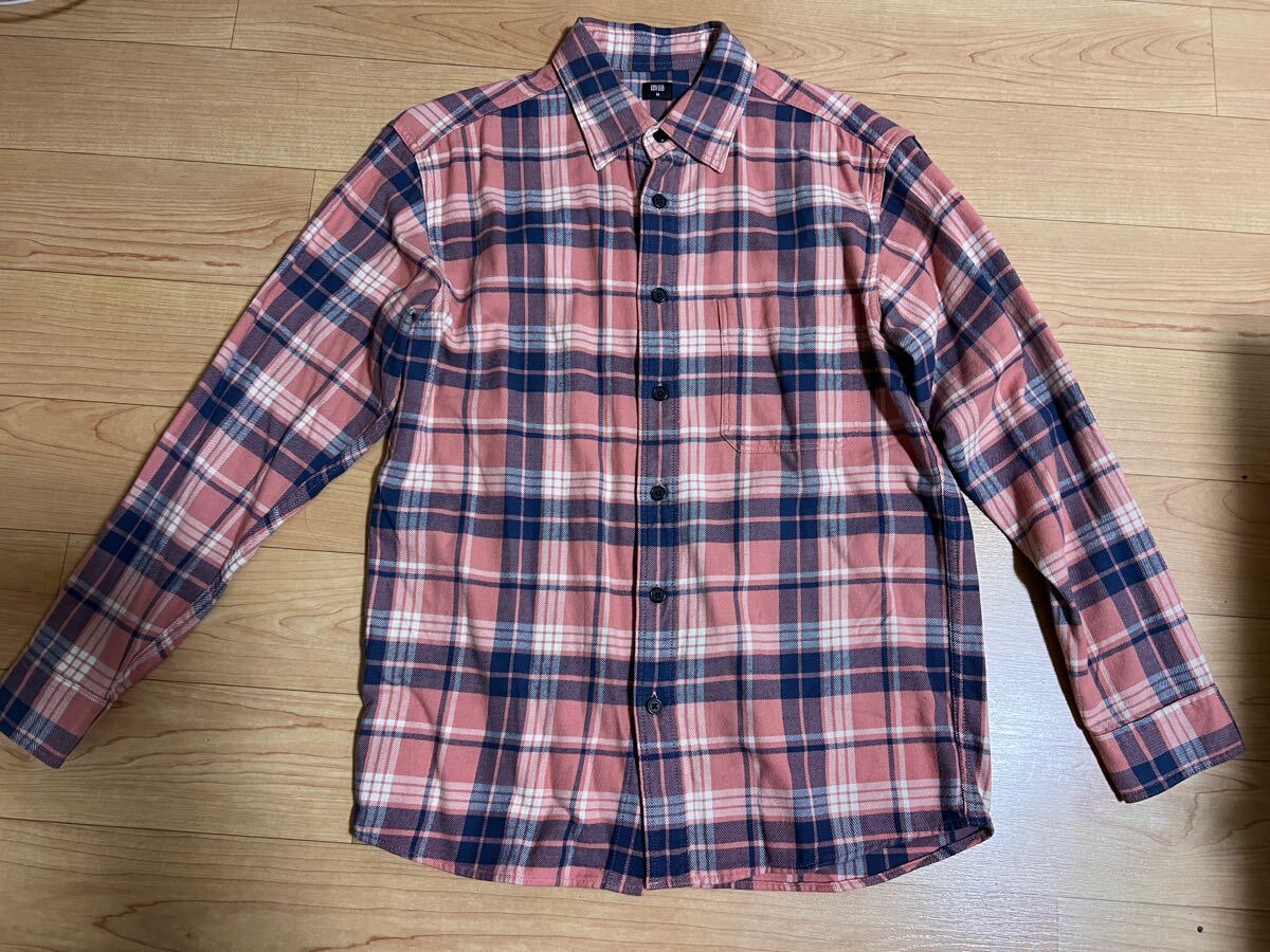 ユニクロ ネルシャツ★ 長袖シャツ チェック拍卖