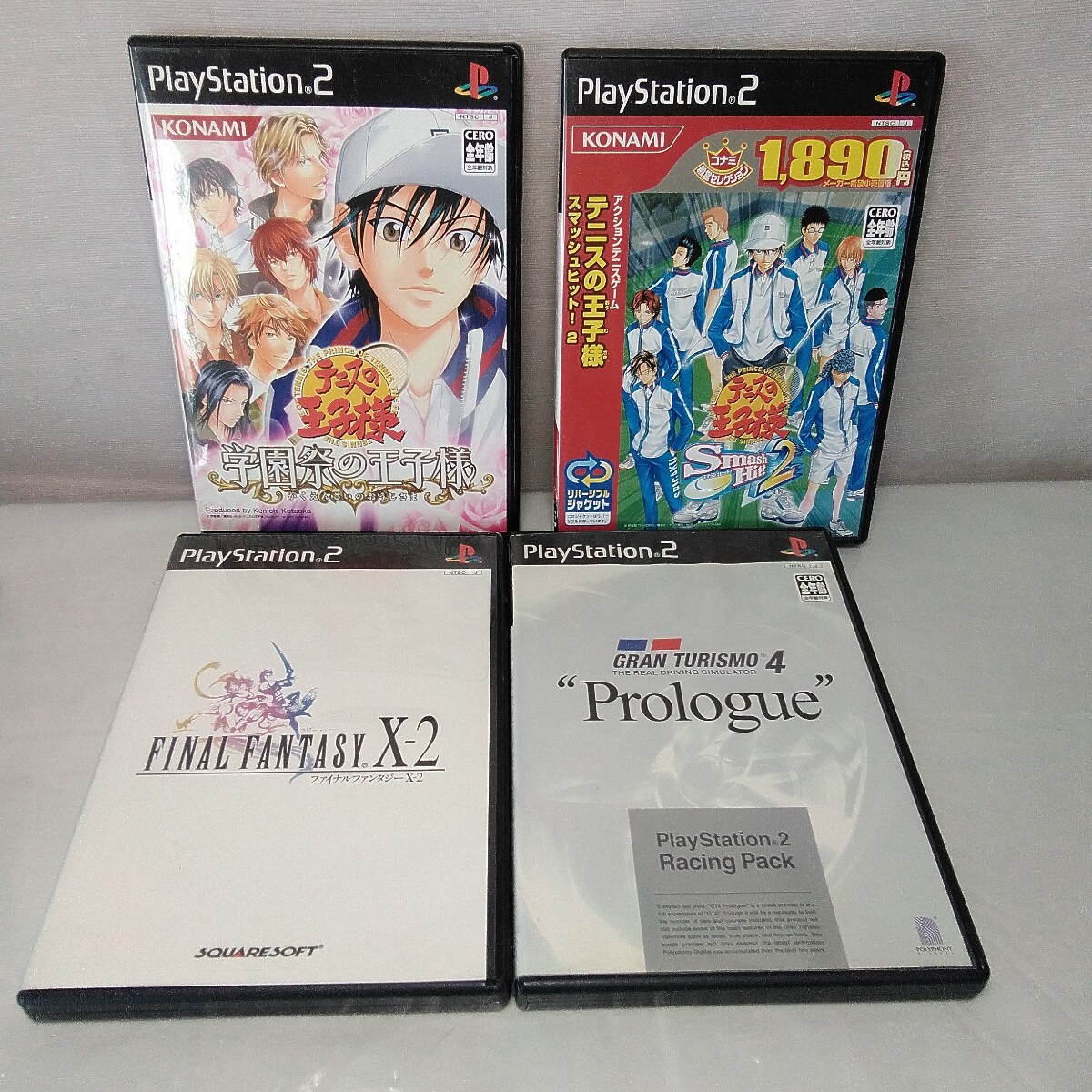 PS2 PlayStation2 テニスの王子様 学園祭の王子様 FINAL FANTASY XI など  ソフト拍卖