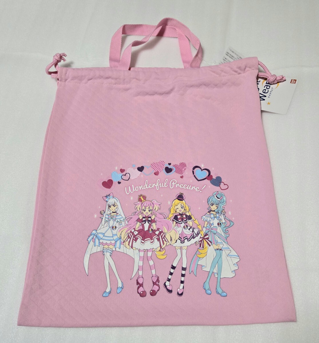 わんだふる プリキュア ナップサック 新品タグ付き 巾着 トートバッグ拍卖