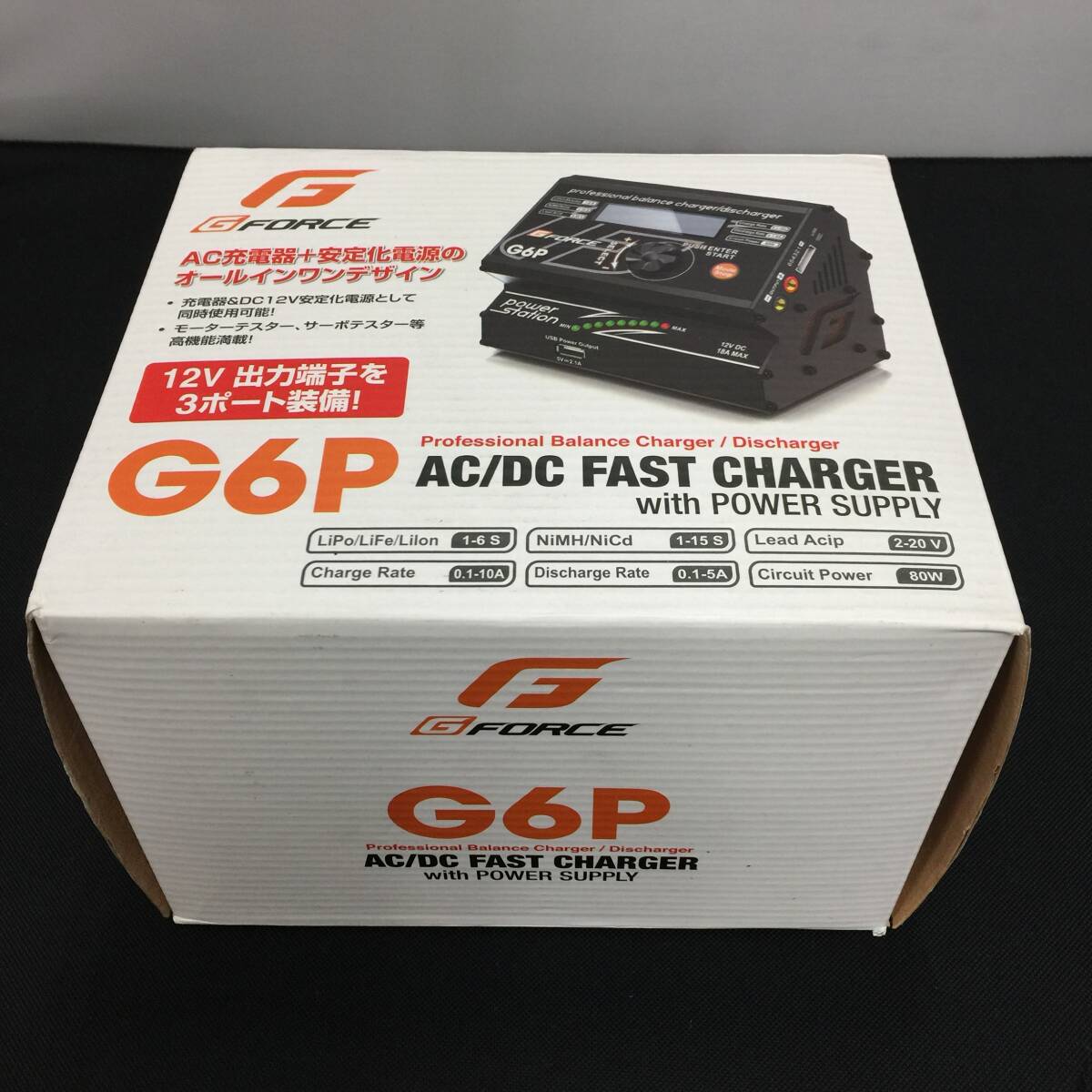 G FORCE G6P AC/DC FAST CHARGER with POWER SUPPLY AC充電器+安定化電源 取説なし拍卖