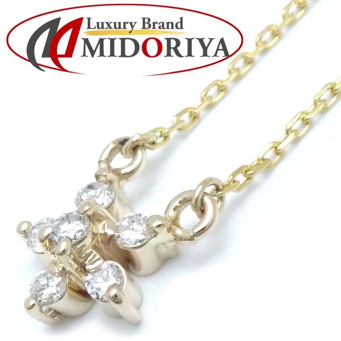 ダイヤモンド ネックレス K18YG イエローゴールド/75874【中古】拍卖