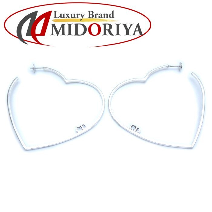 Christian Dior クリスチャンディオール ハート フープ ピアス シルバー925/292970【中古】拍卖