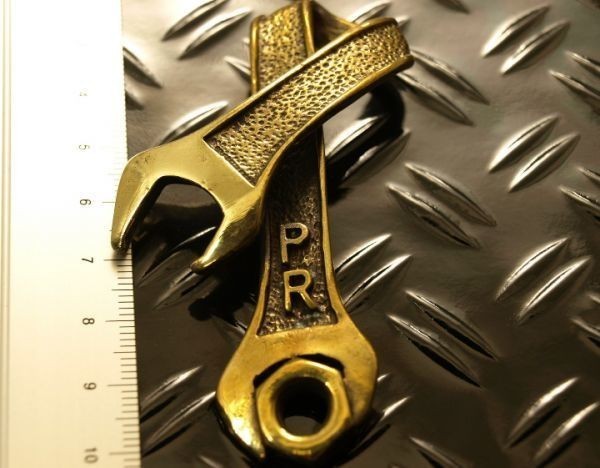 真鍮(ブラス)★スパナ・コンビネーションレンチ★工具★フック拍卖