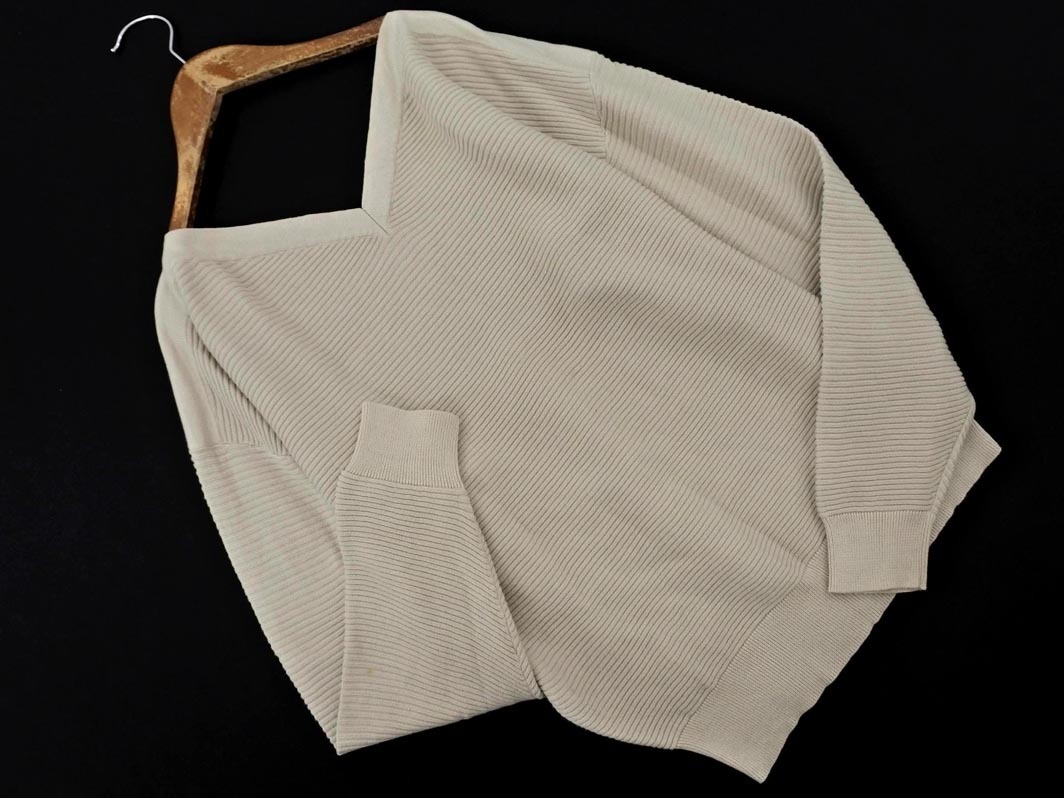 MOUSSY マウジー Vネック ニット セーター sizeF/ベージュ ◇■ ☆ faa6 レディース拍卖