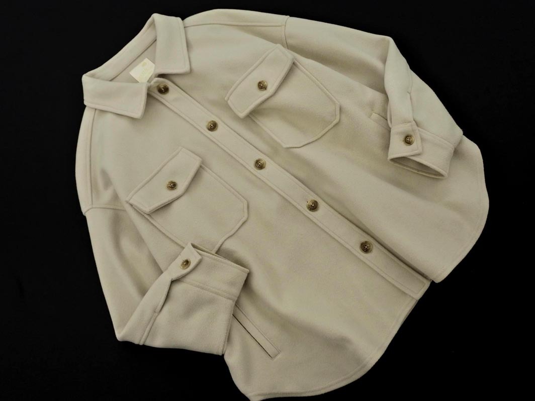 earth music&ecology アースミュージック&エコロジー CPO ジャケット sizeF/ベージュ ◇■ ☆ faa9 レディース拍卖