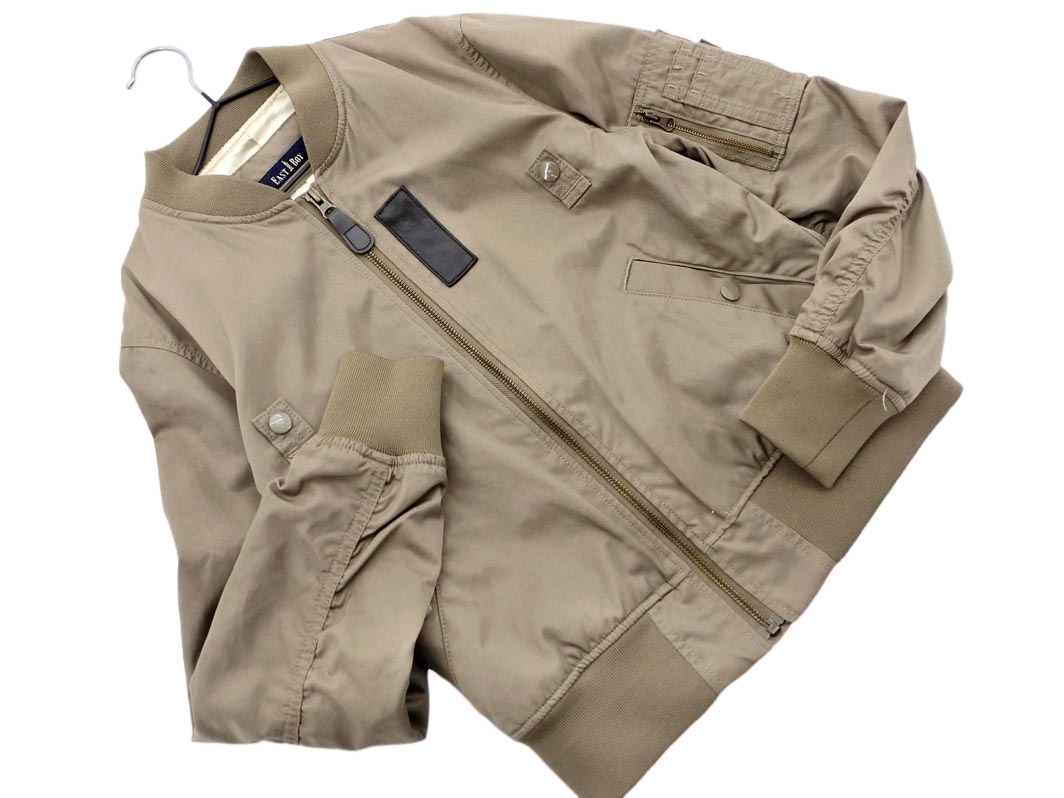 EASTBOY イーストボーイ フライト ジャケット size9/カーキ ◇■ ☆ fab4 レディース拍卖