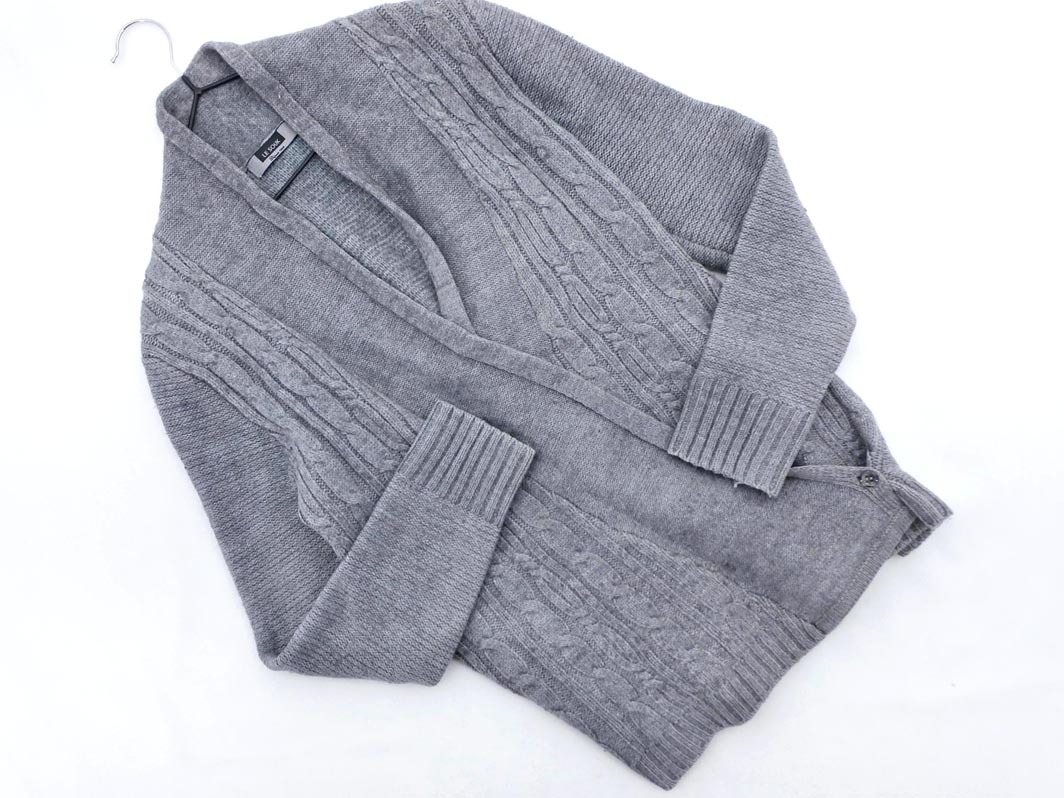 Le souk ルスーク カーディガン size36/グレー ◇■ ☆ fac8 レディース拍卖