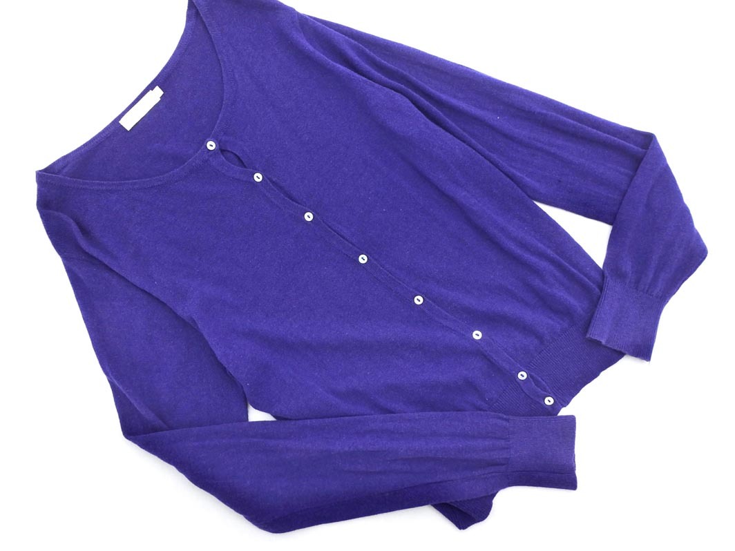 earth music&ecology アースミュージック&エコロジー カーディガン sizeM/紺 ◇■ ☆ fad1 レディース拍卖