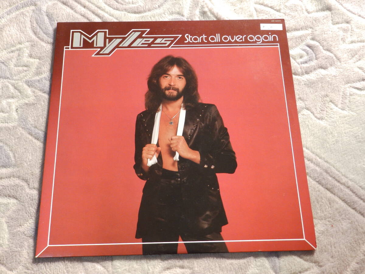 【未使用同様・見本盤】MYLES「START ALL OVER AGAIN」 マイルス「スタート・オール・オーヴァー・アゲイン」 LPレコード 拍卖