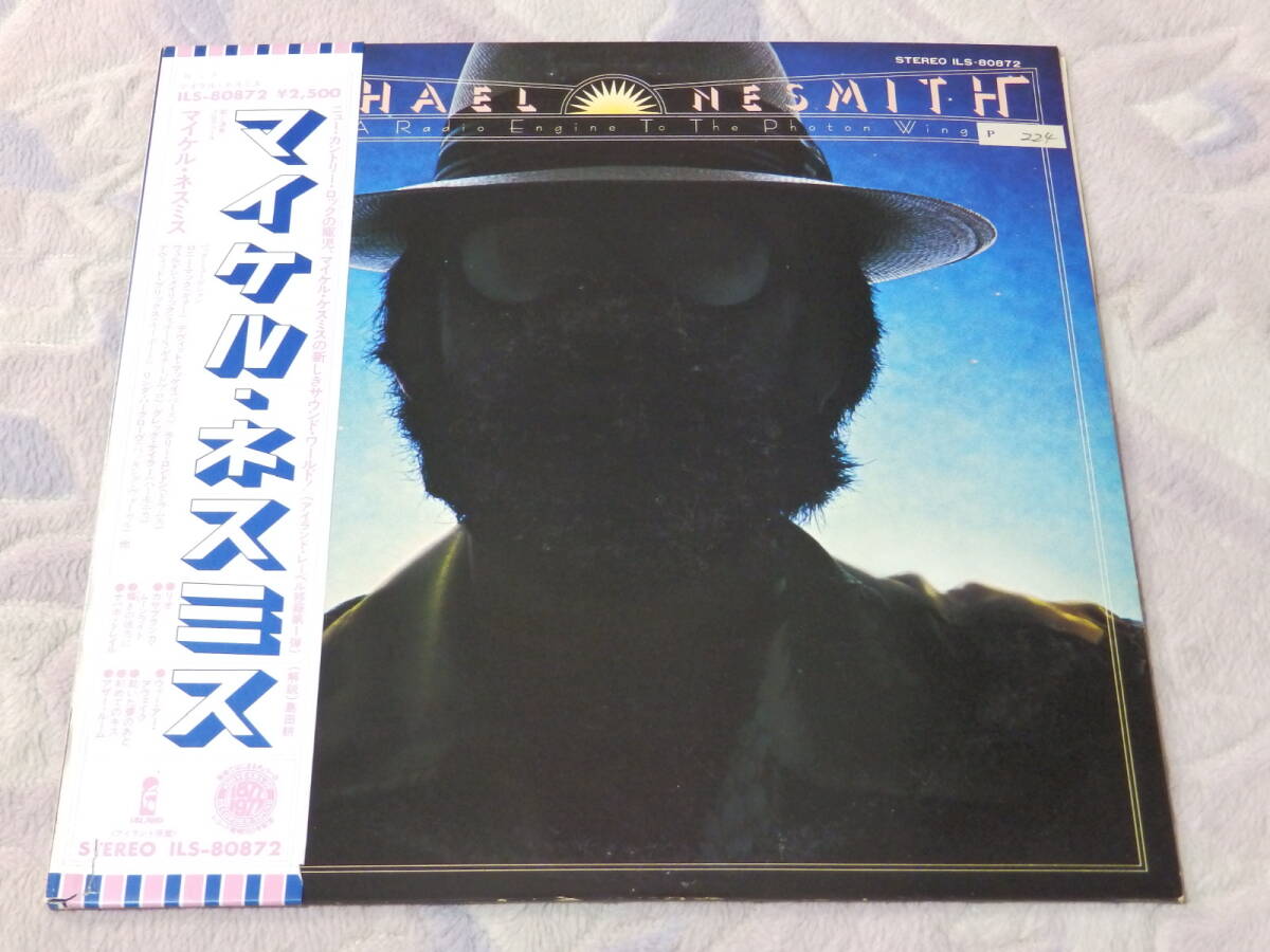 【未使用同様・見本盤】MICHAEL NESMITH「FROM A RADIO ENGINE TO THE PHOTON WING」 マイケル・ネスミス 帯付きLPレコード 拍卖