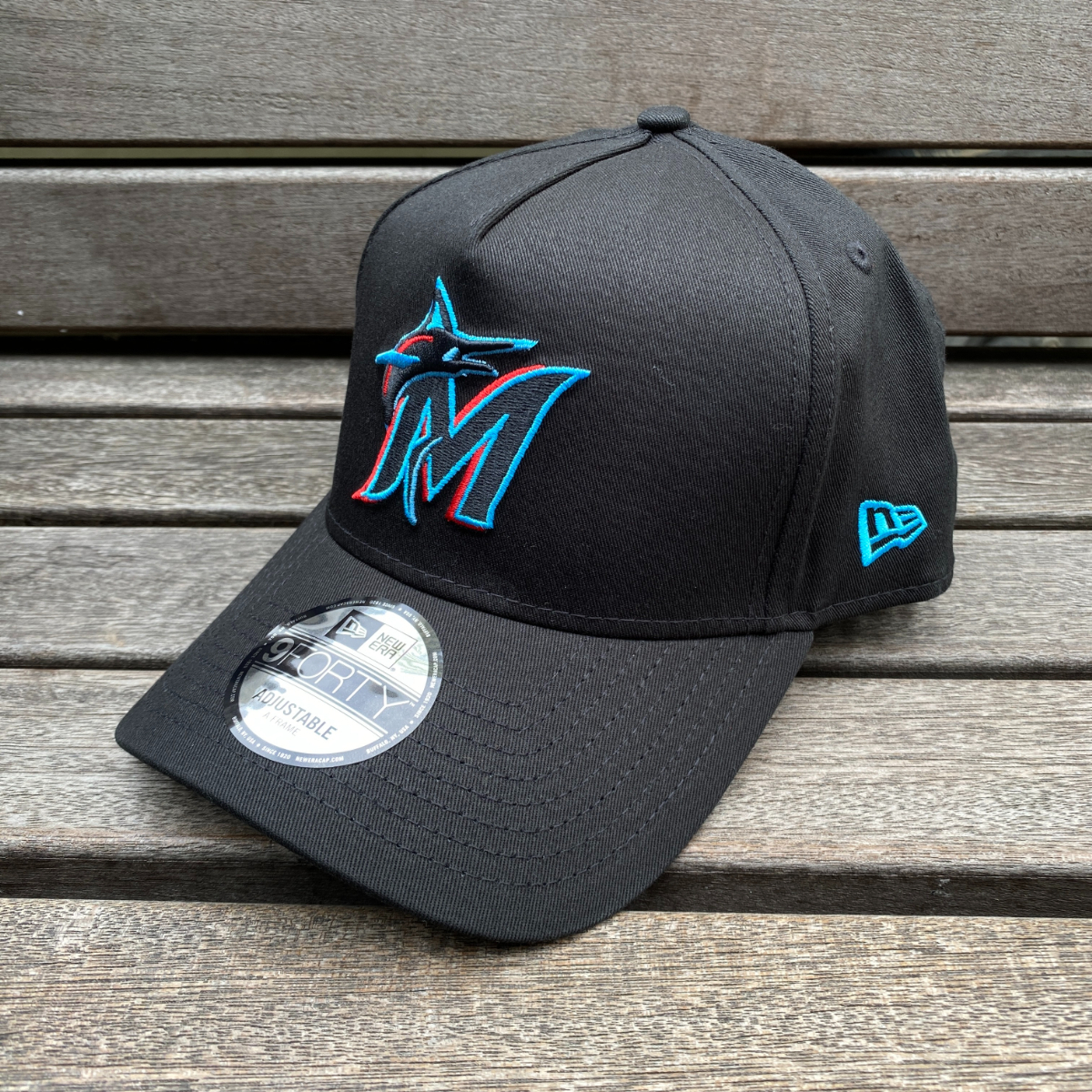 海外限定 Newera ニューエラ 9Forty A-Frame Aフレーム MLB マイアミ マーリンズ Marlins スナップバックキャップ OTC 米国正規品 (940-83)拍卖