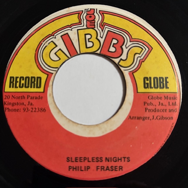 試聴 / PHILIP FRASER / SLEEPLESS NIGHTS /Joe Gibbs Record/Reggae/Roots/Dancehall/big hit !!/7inch/1058拍卖