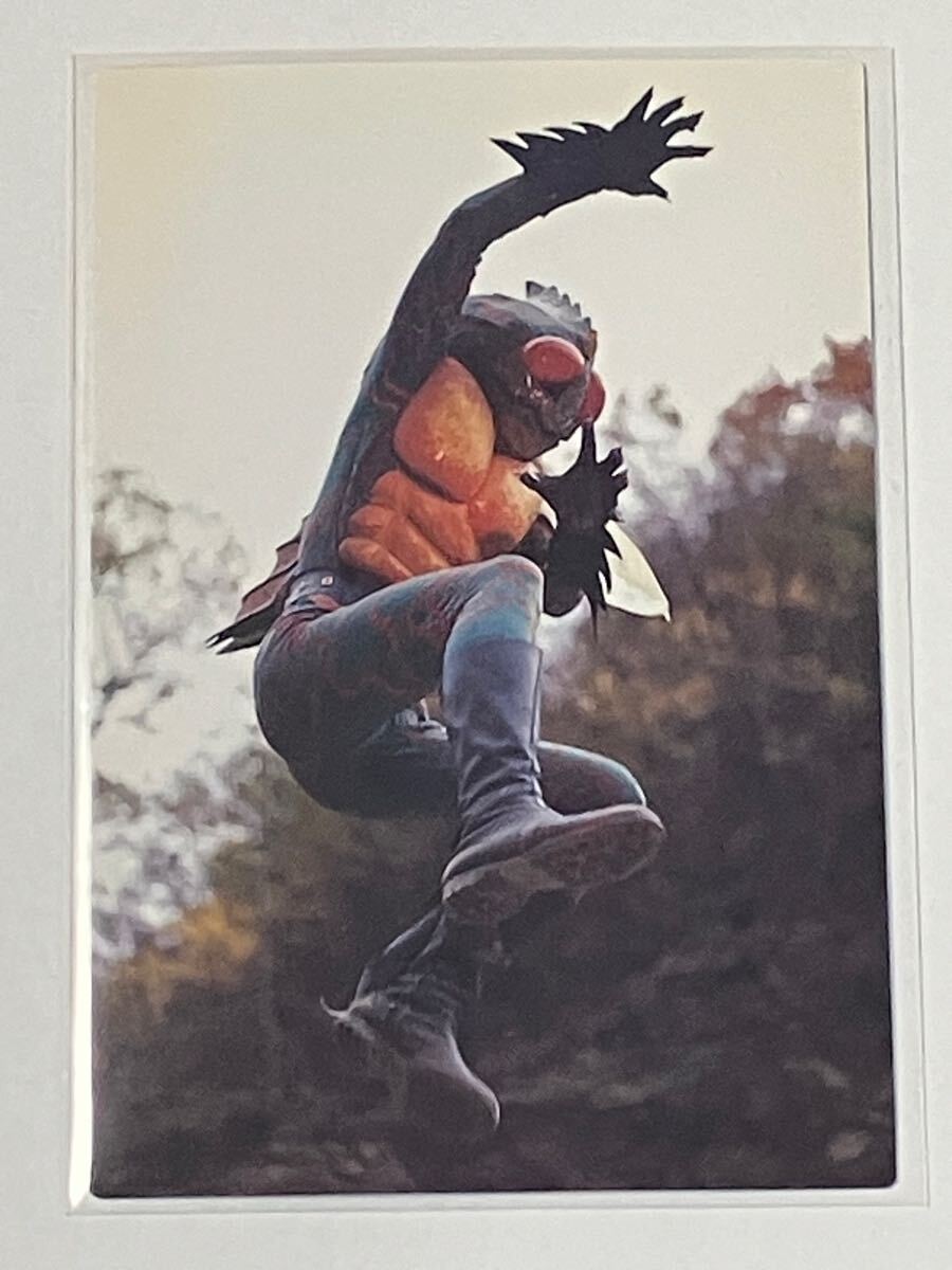 カルビー仮面ライダーR RJ004 仮面ライダーアマゾンのジャンプ力 第5記録バインダー付録カード 拍卖