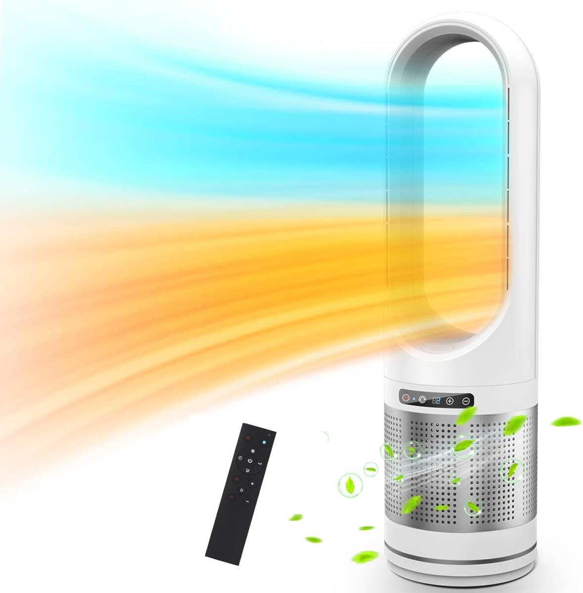 新品未使用送料無料【空気浄化・冷暖兼用】暖房器具 電気ヒーターセラミックファンヒーター 3段温風 20-35°温度設定 100°左右首振り拍卖